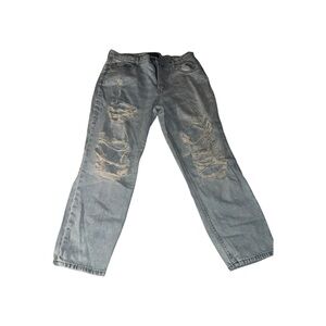 Aeropostale Distressed Denim mom Jeans